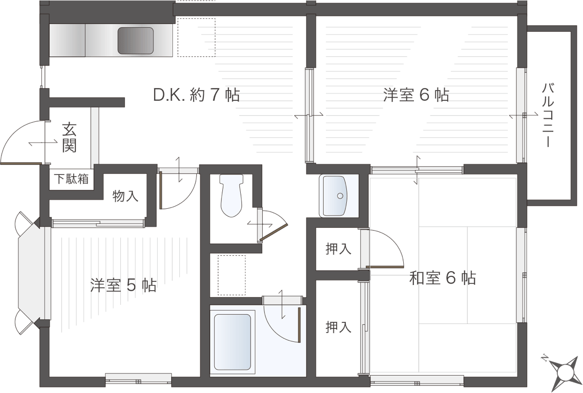 平面図C-2（B棟2F）