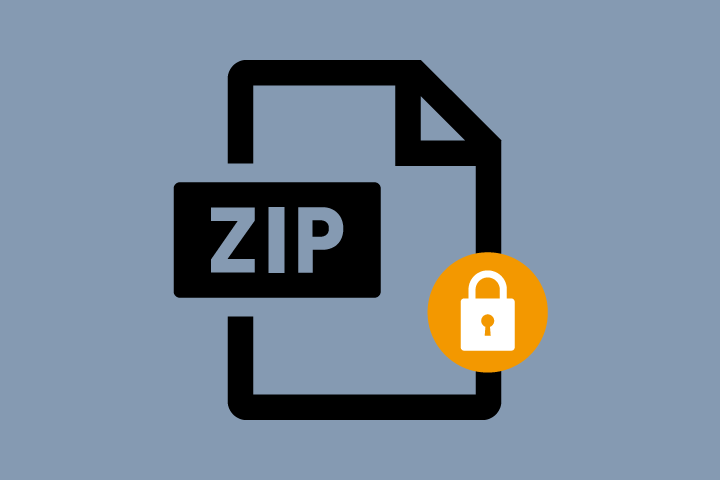 パスワード付きzip